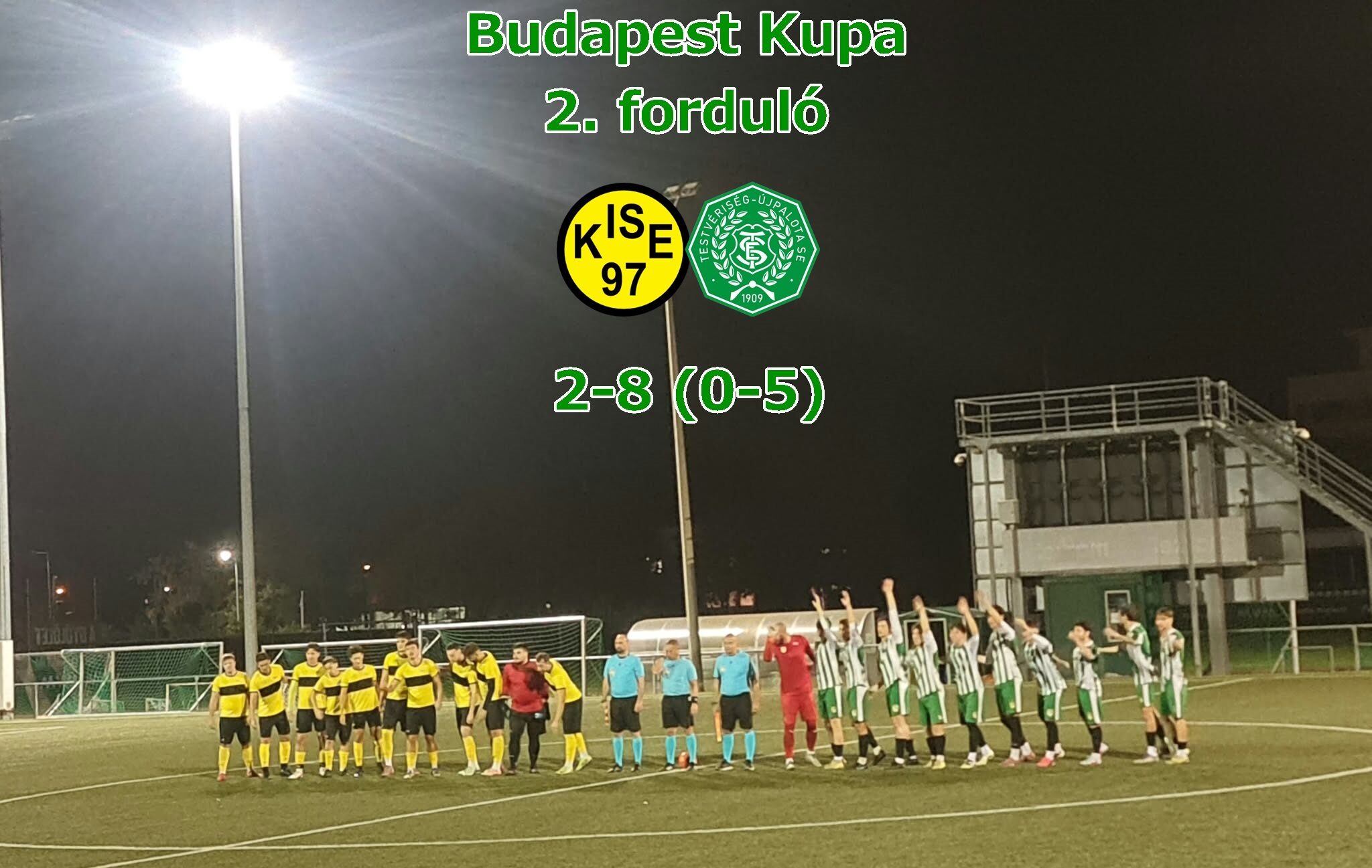 Felnőtt I.: Tízgólos meccsen jutottunk tovább a Budapest Kupában!